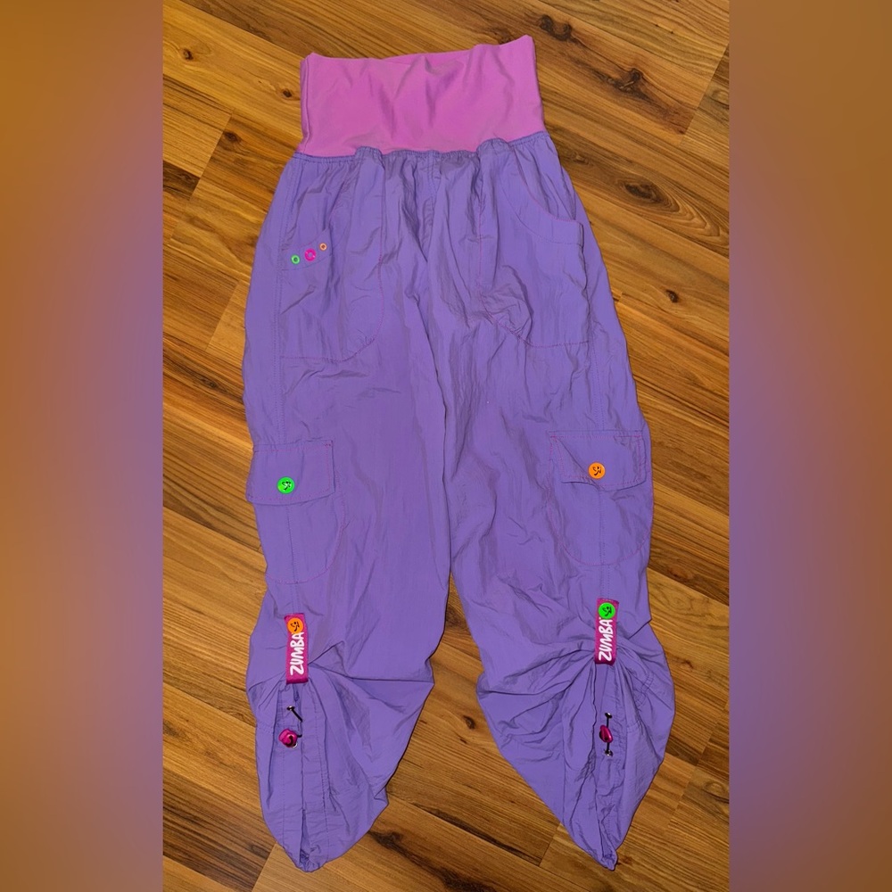 Zumba  Purple and Pink Cargo Pants